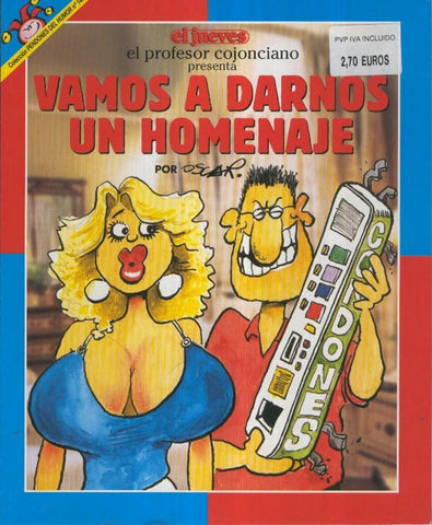 Pendones del humor numero 147: El profesor cojonciano (numerado 01 en trasera)