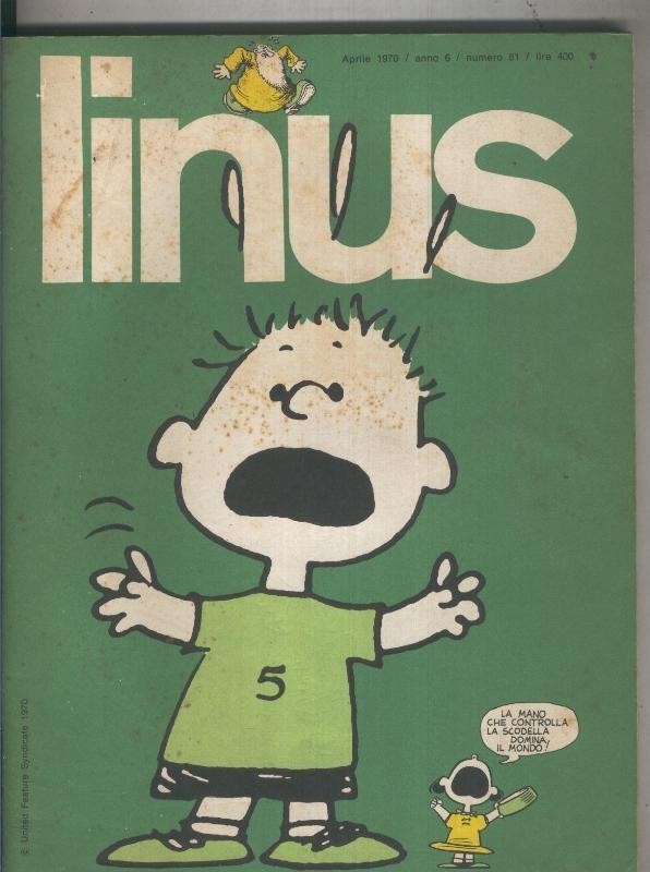 Linus anno 06 numero 61  (papel algo acartonado por haber cogido humedad)