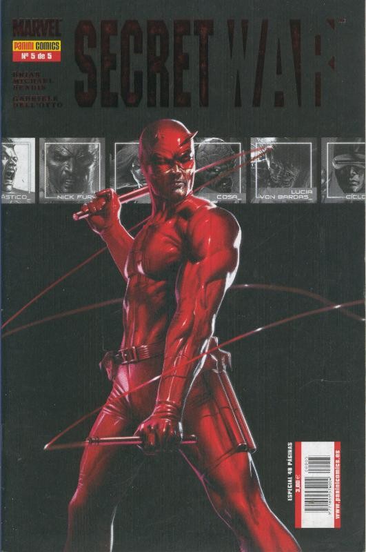 SECRET WAR Panini: Numero 05 de 05