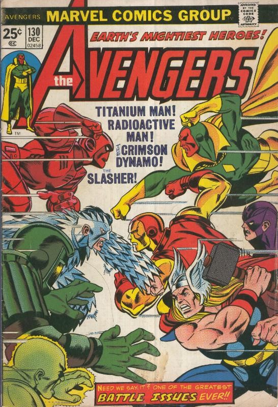 THE AVENGERS Vol.1: Numero 130