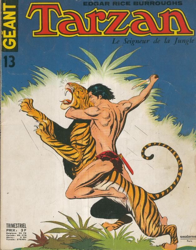 TARZAN GEANT Sagedition, Numero 13: Le Berceau des Dieux