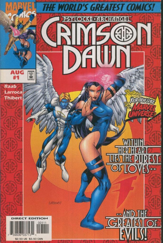 PSYLOCKE AND ARCHANGEL CRIMSON DAWN Vol.1: Numero 01