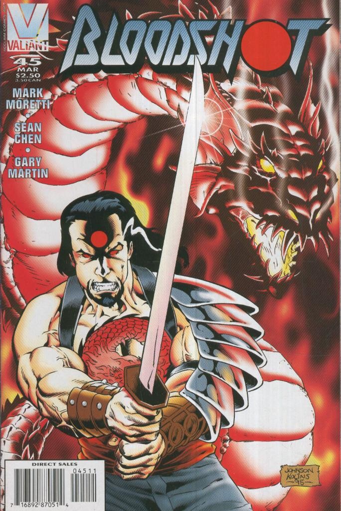 BLOODSHOT Vol.1, Numero 45: Enter the Crimson Dragon