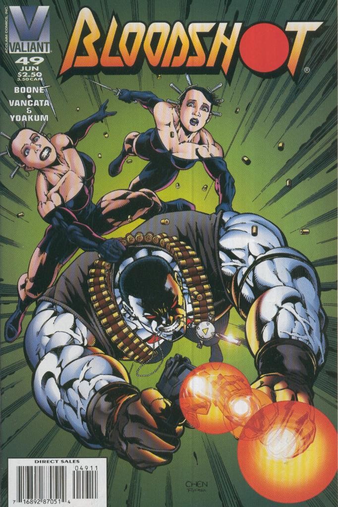 BLOODSHOT Vol.1, Numero 49: Double -Cross and Rubble