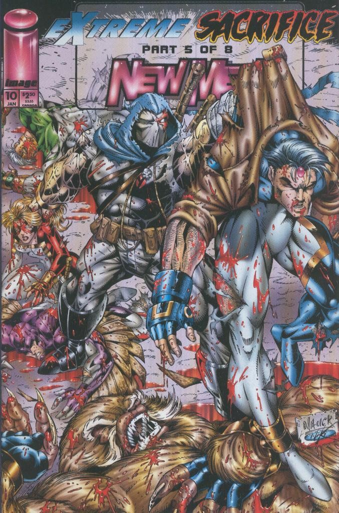 NEWMEN Vol.01 no.10: Extreme Sacrifice 5 of 8 (Image 1995)