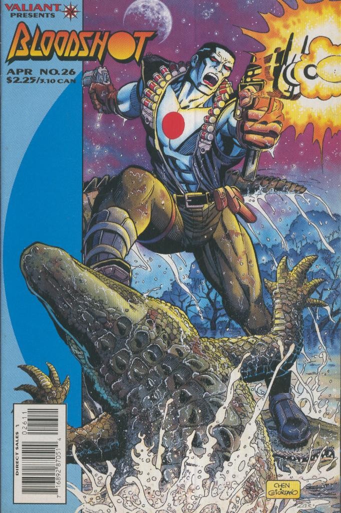 BLOODSHOT Vol.01 no.26: UZZI and his killer clown comandos