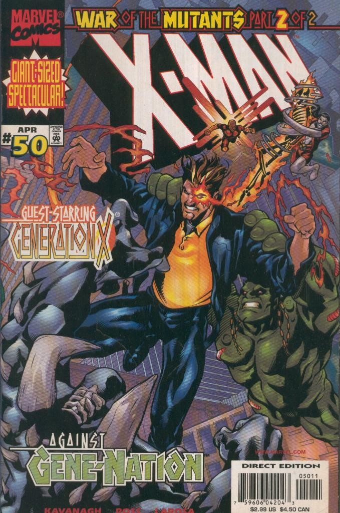 X-MAN Vol.1 No.50: War of the mutants