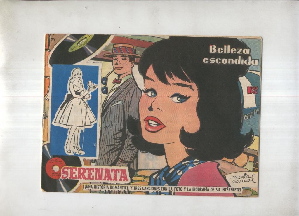 Coleccion Serenata numero 025: Belleza escondida, trasera ficha de Fernando Bell