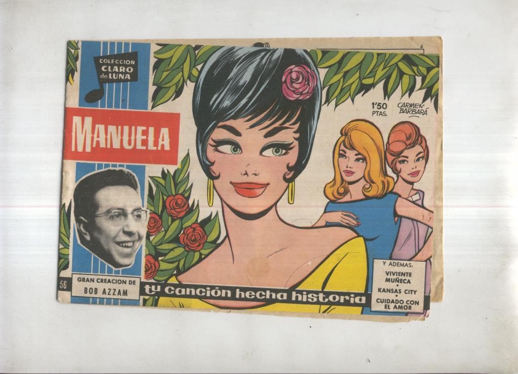 Claro de Luna numero 056: Manuela, ficha de Bon Azzam