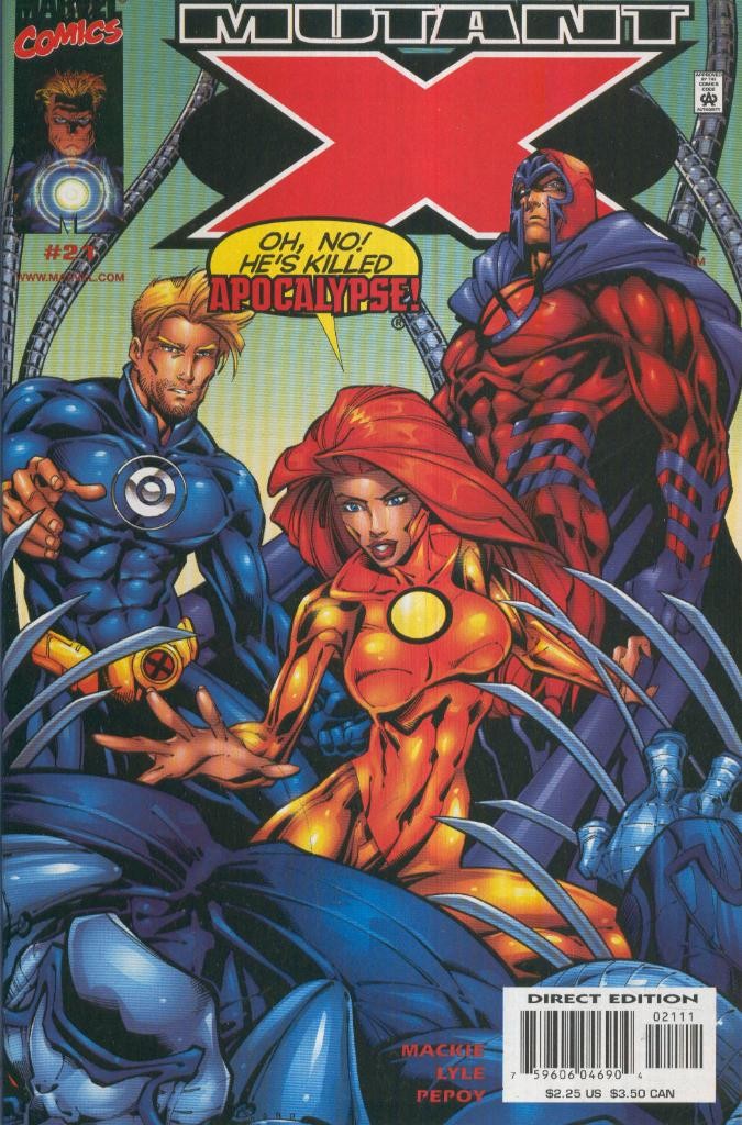 MUTANT X, Vol.1 No.21: The god, the bad and things get ugly