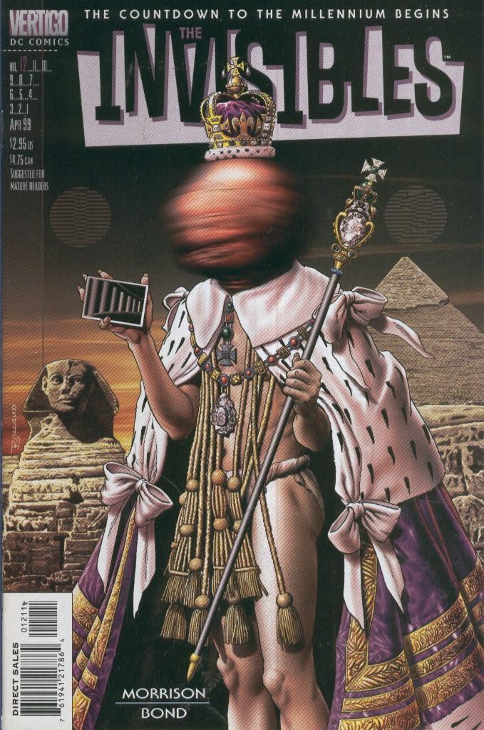 THE INVISIBLES, Vol.3 No.01 : Satanstorm ONE (en portada numeracion 12)