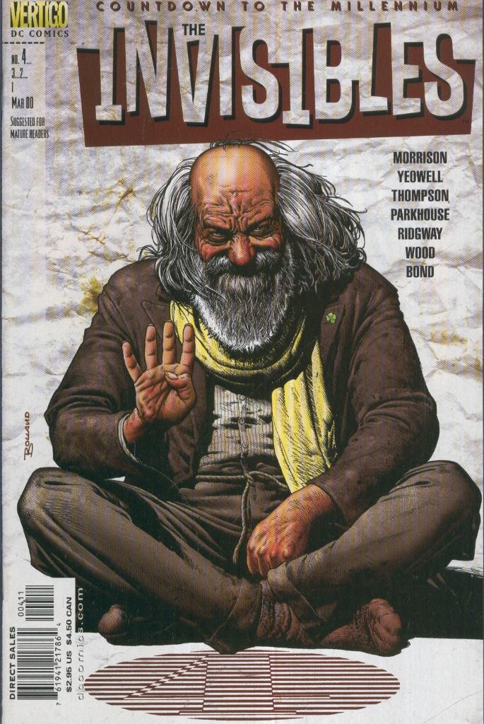 THE INVISIBLES, Vol.3 No.09 : Karmageddon FOUR (numeracion en portada 4)