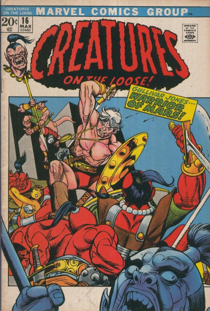 CREATURES ON THE LOOSE, Vol.1 No.16: Warrior of Mars