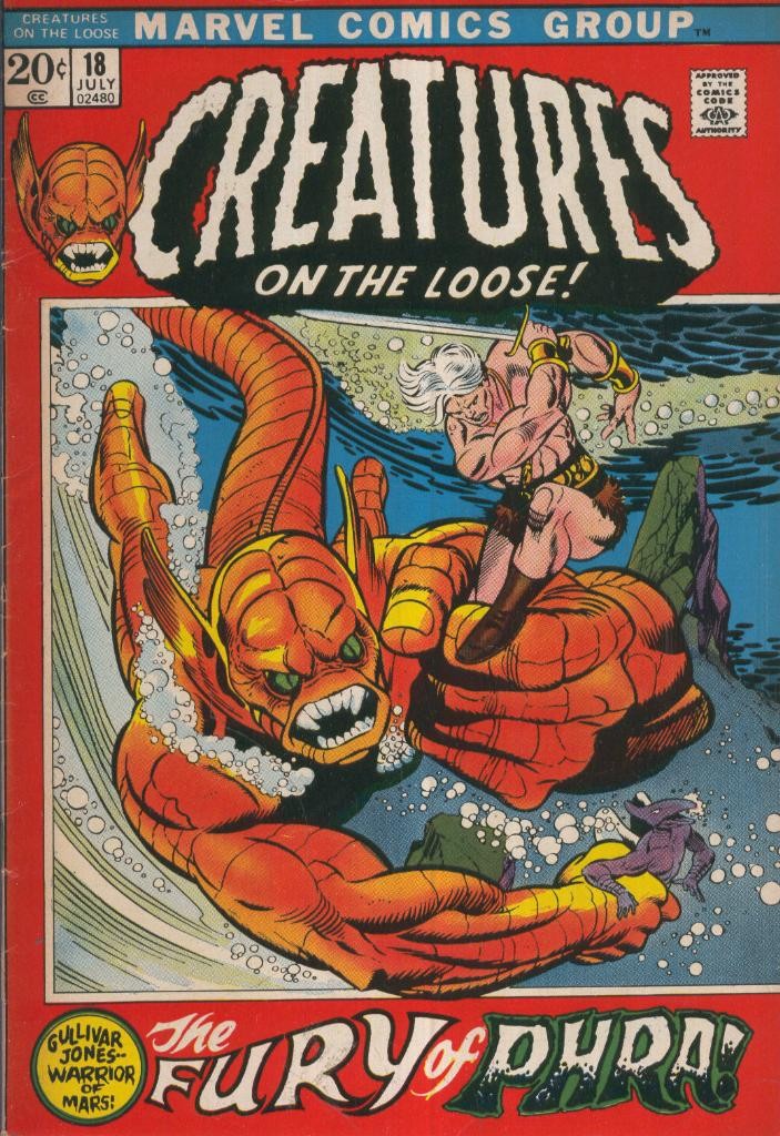 CREATURES ON THE LOOSE, Vol.1 No.18: Wasteland on a Weirdling Wolrd