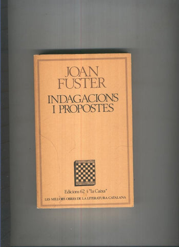 Indagacions i propostes