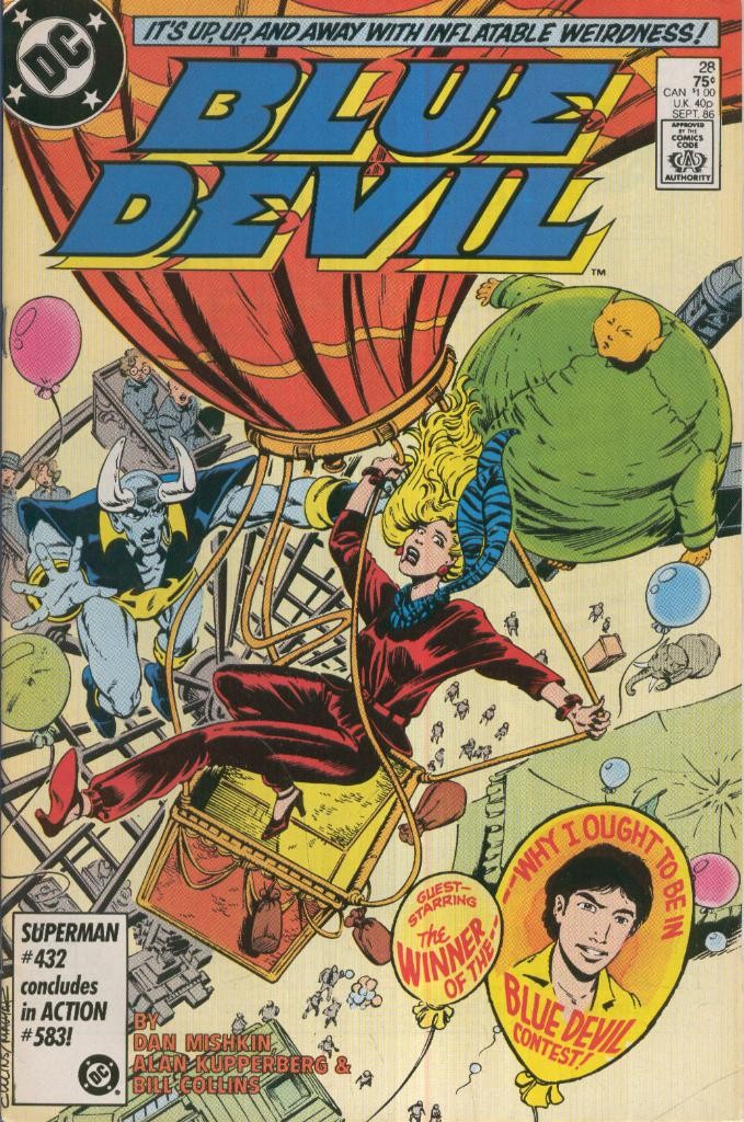 BLUE DEVIL, Vol.1 No.28: The Moons a Balloon