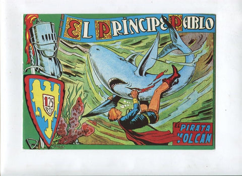 El Principe Pablo facsimil numero 21: El pirata Volcan