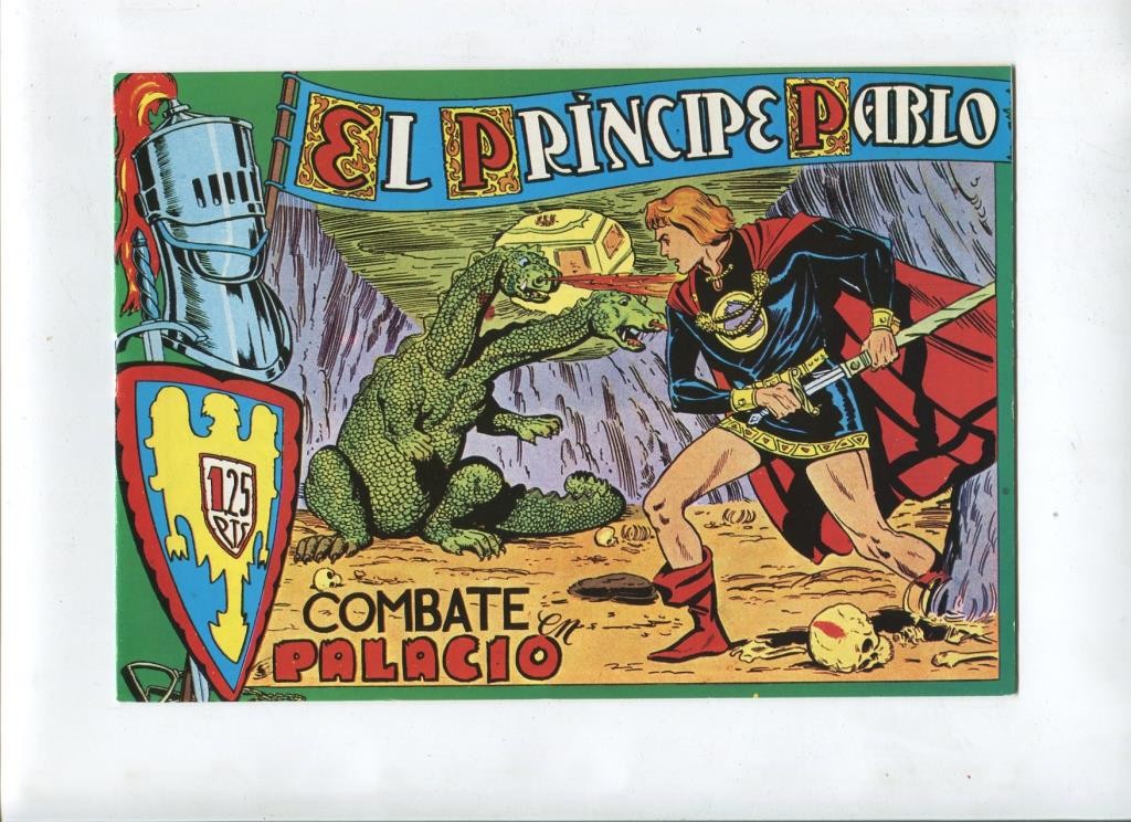 El Principe Pablo facsimil numero 14: Combate en palacio