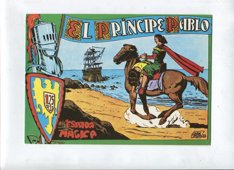 El Principe Pablo facsimil numero 09: La espada magica