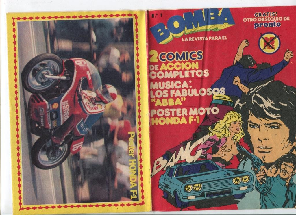 Bomba revista de comic + TV + articulos del corazon numero 01