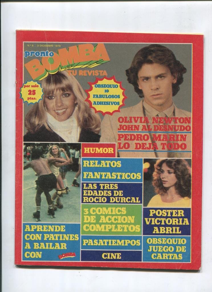 Bomba revista de comic + TV + articulos del corazon numero 09
