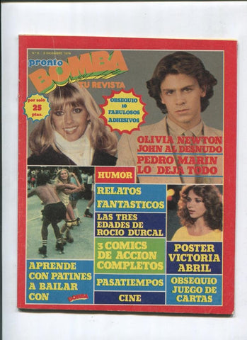 Bomba revista de comic + TV + articulos del corazon numero 09