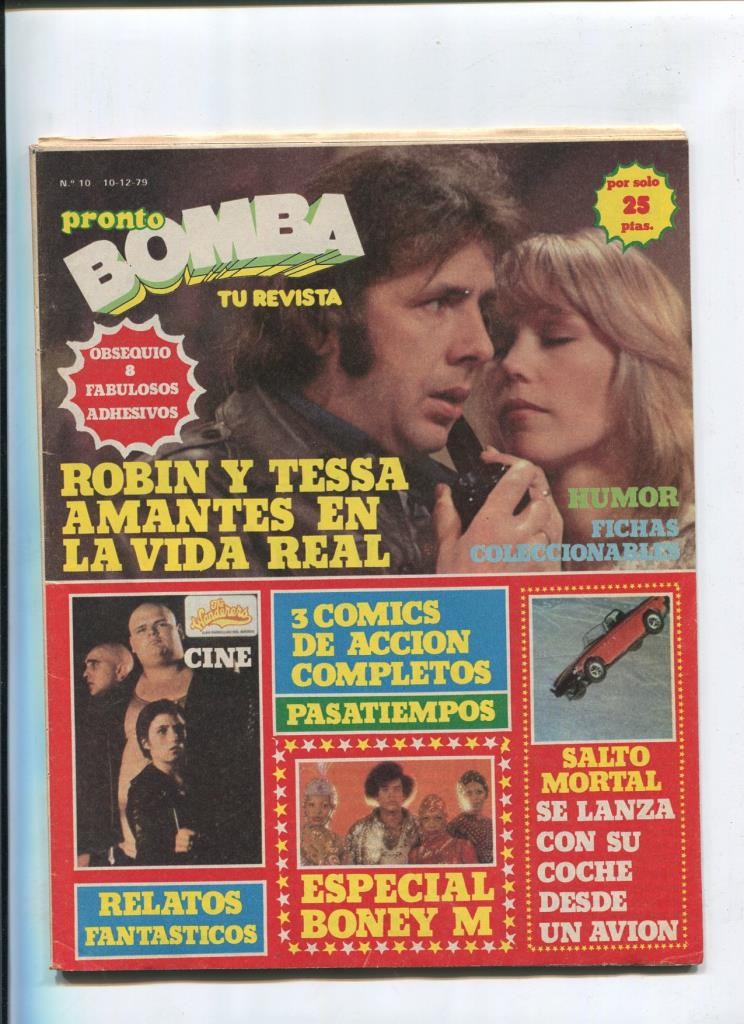 Bomba revista de comic + TV + articulos del corazon numero 10