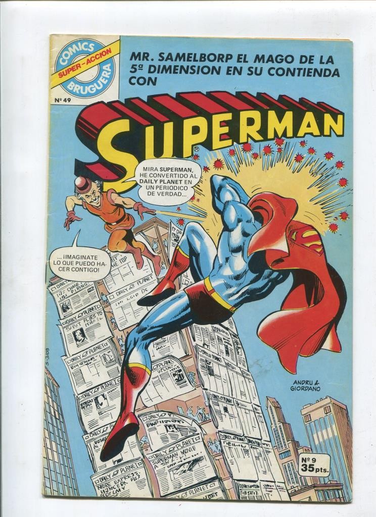 Comics Bruguera Superman numero 09 : Samelborp
