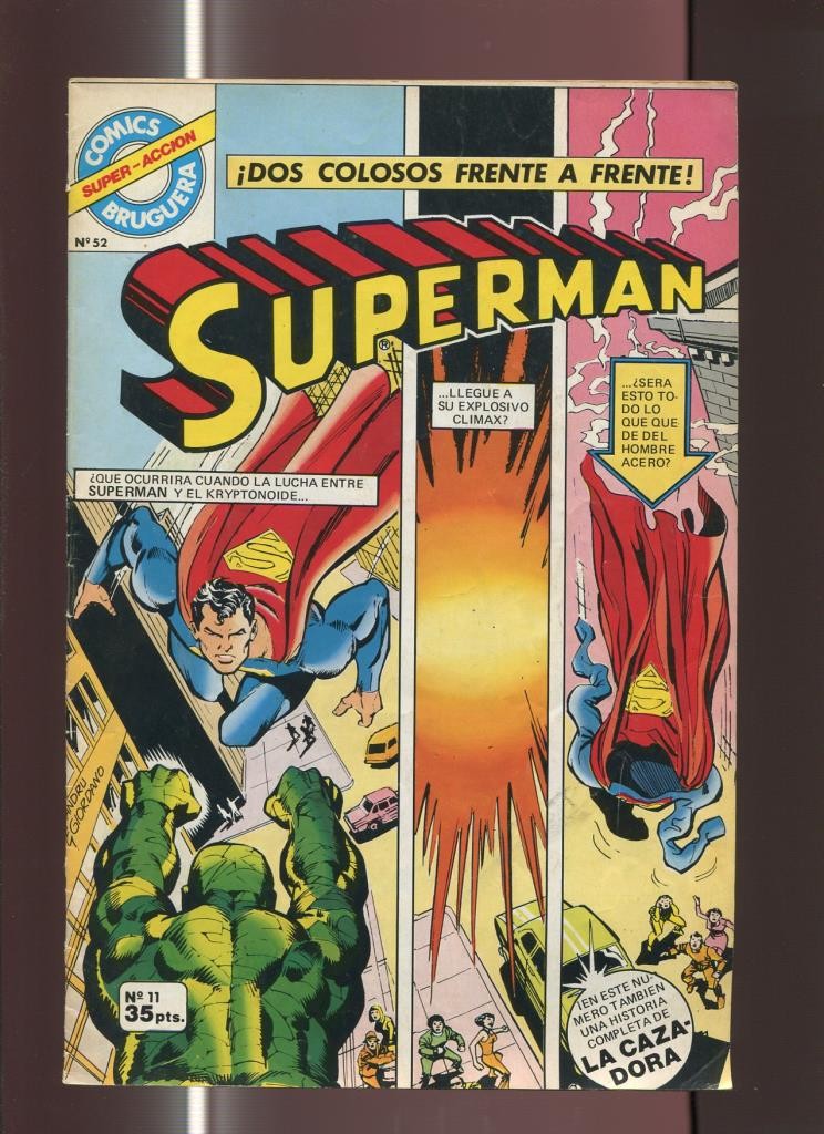 Comics Bruguera Superman numero 11 (numerado 2 en trasera)