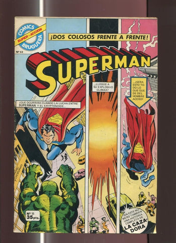 Comics Bruguera Superman numero 11 (numerado 2 en trasera)