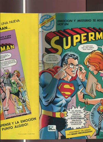 Comics Bruguera Superman numero 12 (numerado 3 en trasera)
