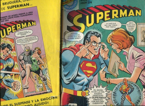 Comics Bruguera Superman numero 12 (numerado 6 en trasera)