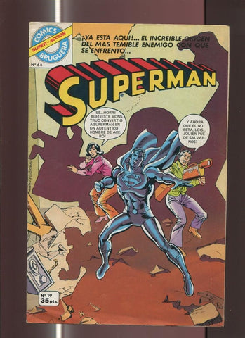 Comics Bruguera Superman numero 19 (numerado 1 en trasera)