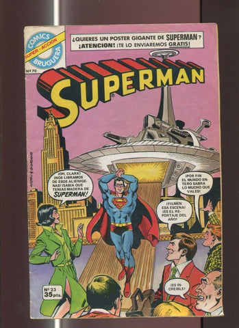 Comics Bruguera Superman numero 23 (numerado 2 en trasera)