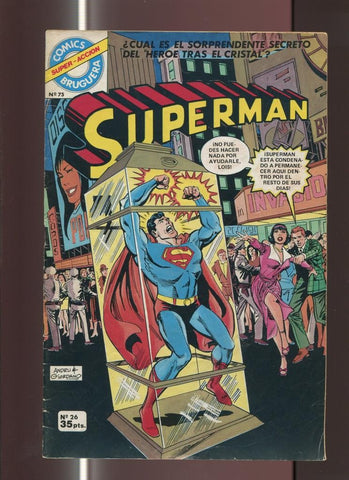 Comics Bruguera Superman numero 26 (numerado 2 en trasera)