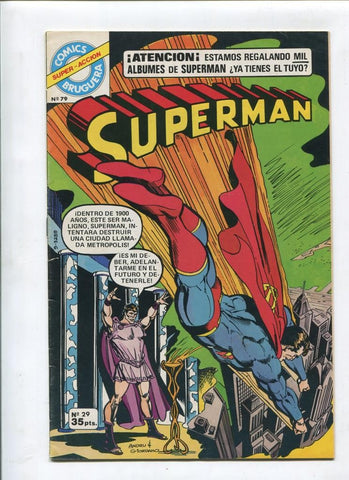 Comics Bruguera Superman numero 29 (numerado 1 en trasera)