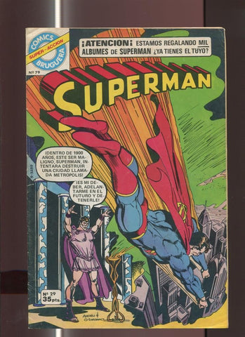 Comics Bruguera Superman numero 29 (numerado 2 en trasera)