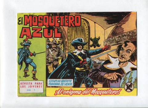 Facsimil: El Mosquetero Azul numero 01: El enigma del Mosquetero