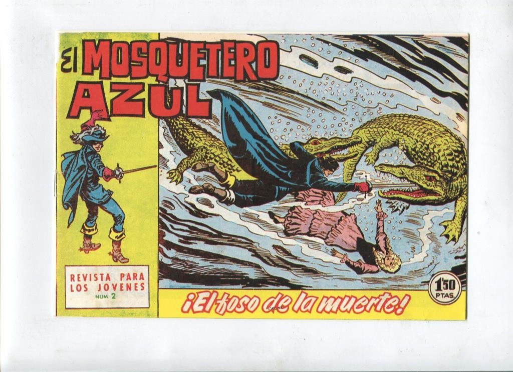 Facsimil: El Mosquetero Azul numero 02: El foso de la muerte