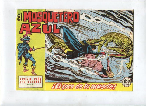 Facsimil: El Mosquetero Azul numero 02: El foso de la muerte