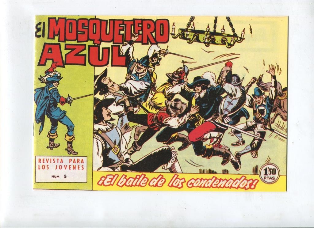 Facsimil: El Mosquetero Azul numero 05; El baile de los condenados