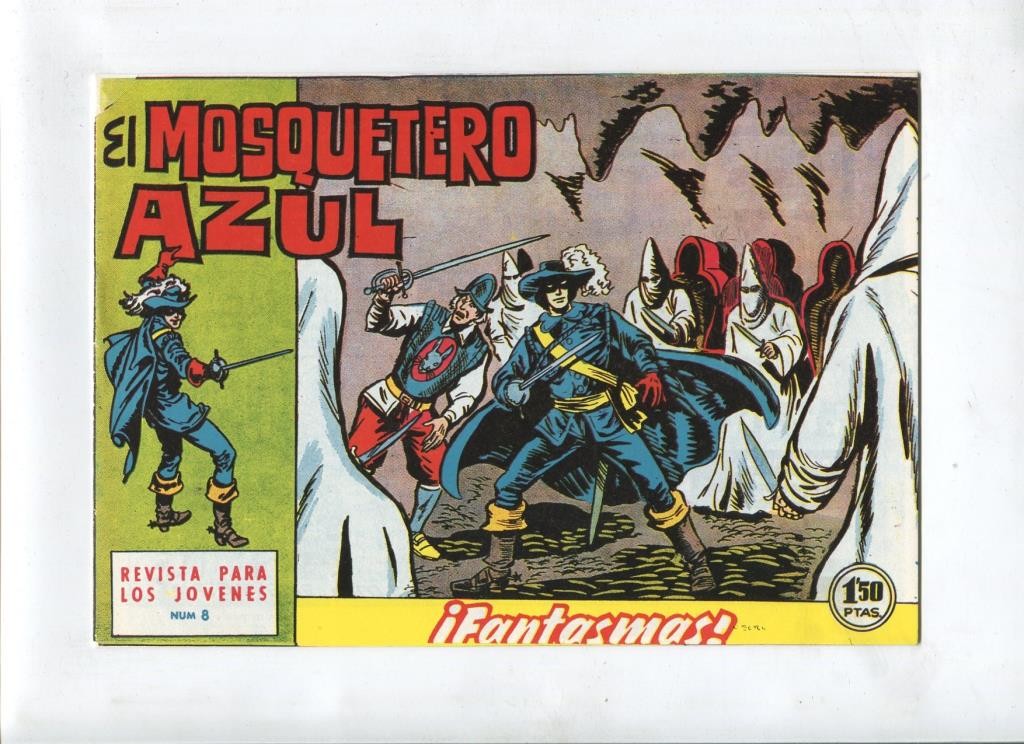 Facsimil: El Mosquetero Azul numero 08: Fantasmas