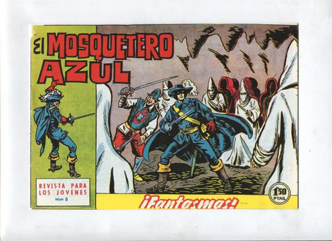 Facsimil: El Mosquetero Azul numero 08: Fantasmas