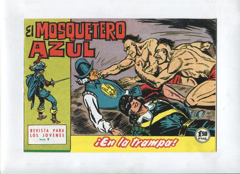 Facsimil: El Mosquetero Azul numero 09: En la trampa