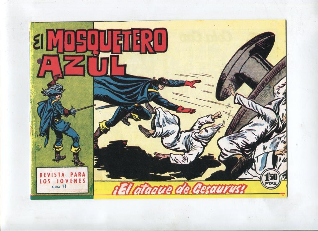 Facsimil: El Mosquetero Azul numero 11: El ataque de Gesaurus