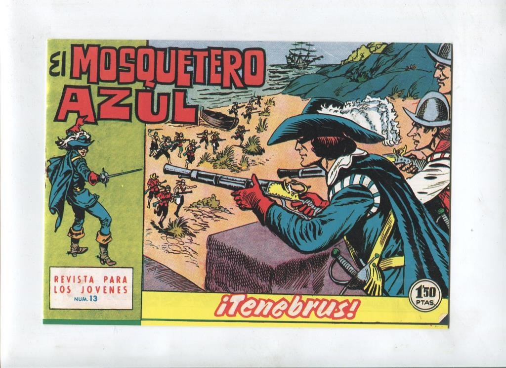 Facsimil: El Mosquetero Azul numero 13: Tenebrus