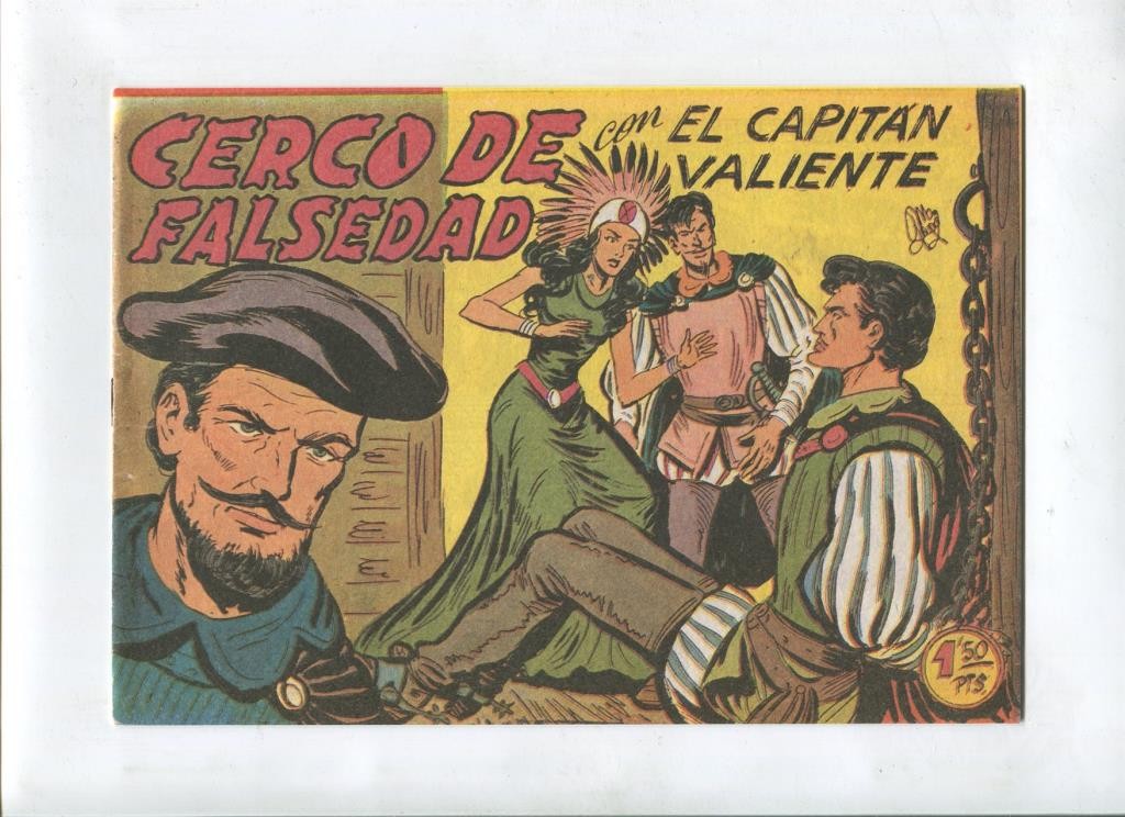Facsimil: El Capitan Valiente numero 16: Cerco de falsedad