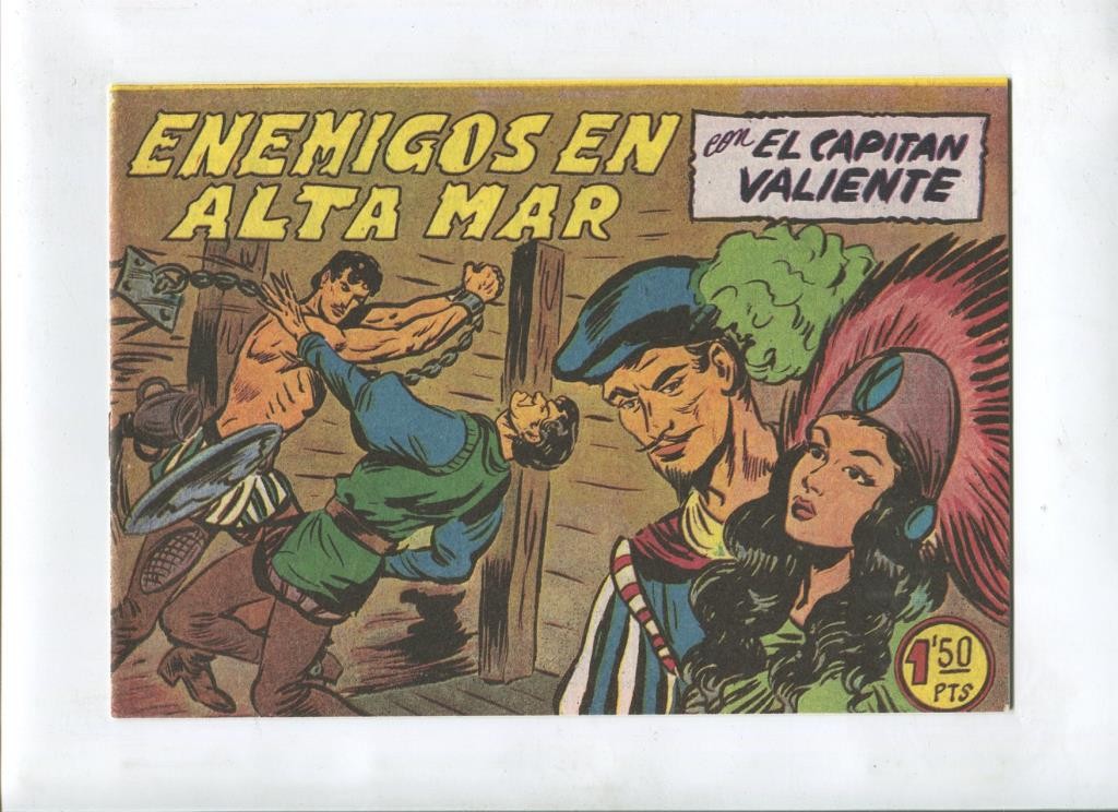 Facsimil: El Capitan Valiente numero 17: Enemigos en alta mar