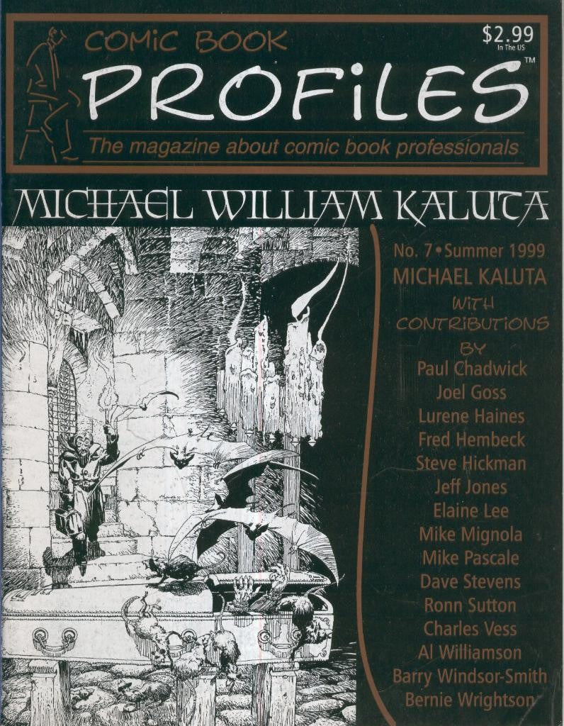 COMIC BOOK PROFILES,  SUMMER No.07: The magazine about comic book Professionals.