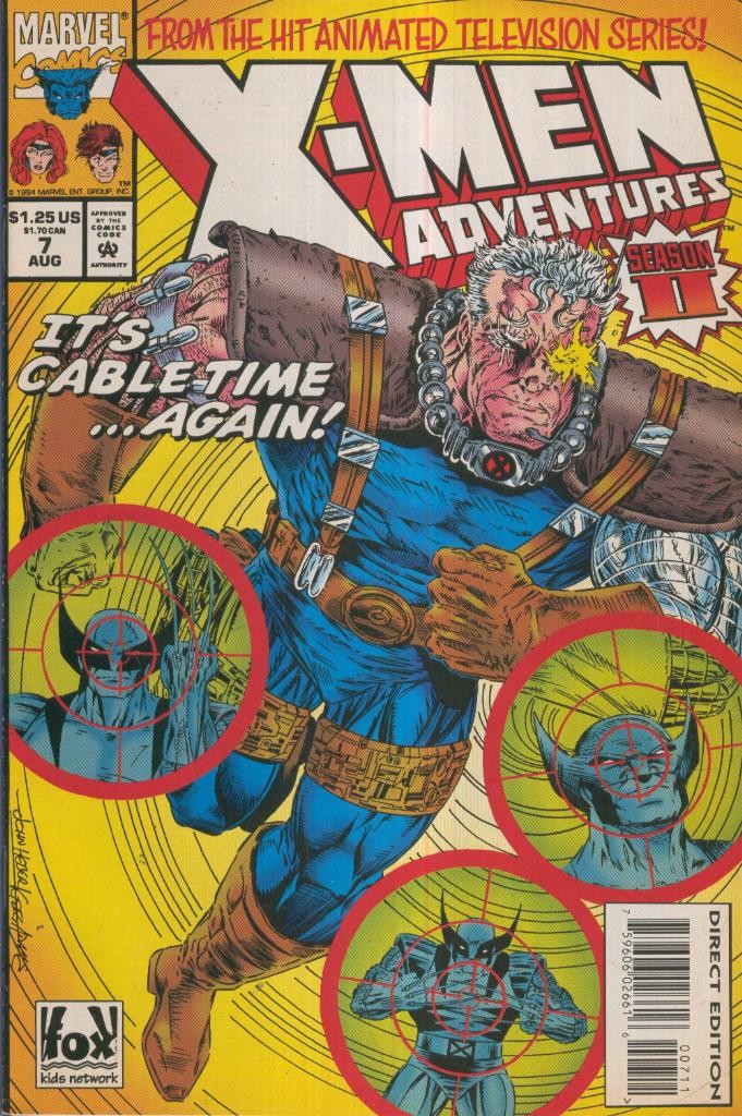 X-MEN ADVENTURES, SEASON II, Vol.2 No.07: Time Fugitives, Part 1